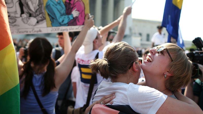 Illustration for article titled Emotional and Poignant Images From Today's DOMA & Prop 8 Celebrations